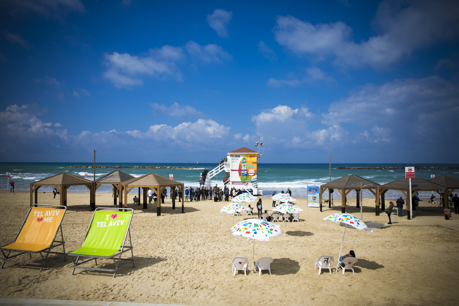 Strand von Tel Aviv